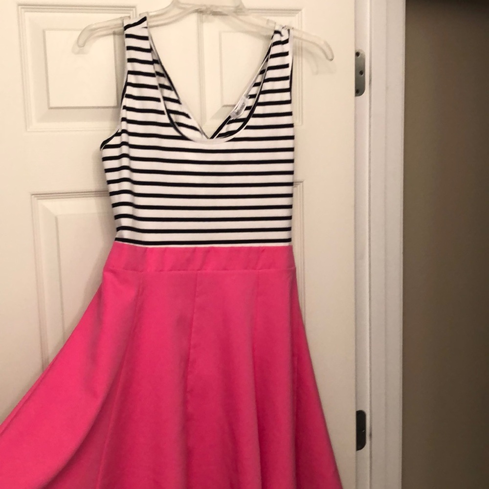 Criss-cross/open back dress